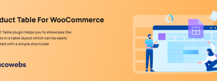 woocommerce product tables